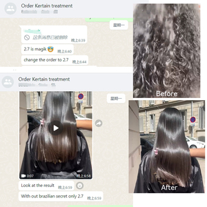 OEM Kertin dalam Kemasan Besar Perawatan Pelurusan Rambut Profesional Salon Tanpa Formaldehida Bahan Kimia Pelurus Rambut <span class=keywords><strong>Keratin</strong></span> - Product Image 2