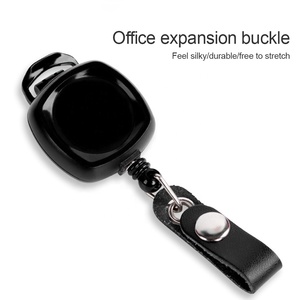 Corda in poliestere con corda elastica DEYIKEY, può ruotare di 360 gradi ed essere fissata con una Clip posteriore, Scroll con Badge identificativo scalabile - Product Image 6