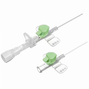 Infus Medis Kateter dengan Sayap Pengaman Port Injeksi Ukuran 18g-28g Plastik Ramah Lingkungan Tipe Disinfektan untuk Penggunaan Veteriner - Product Image 6