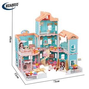 Accessoires de <span class=keywords><strong>maison</strong></span> de poupées de luxe Little World, meubles de jardin, ensemble de jeu de <span class=keywords><strong>maison</strong></span> de rêve, grand cadeau pour les enfants - Product Image 4