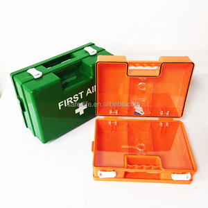<span class=keywords><strong>10</strong></span> personnes bureau mural trousse de premiers soins boîte étui trousse de premiers soins 5 personnes fournitures d'urgence support étui rigide vert - Product Image 4