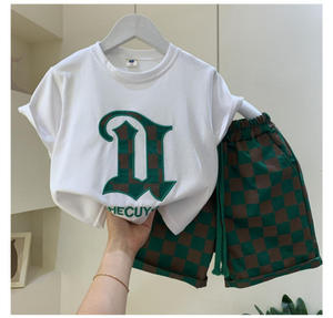 El más nuevo traje <span class=keywords><strong>para</strong></span> niños al por mayor, 2 uds., estampado <span class=keywords><strong>para</strong></span> <span class=keywords><strong>adolescentes</strong></span>, conjuntos <span class=keywords><strong>de</strong></span> <span class=keywords><strong>ropa</strong></span> deportiva informal <span class=keywords><strong>para</strong></span> niños - Product Image 3