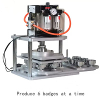 Presse pneumatique multi-têtes PP800 pour boutons aimantés, imitation antique, moderne, semi-automatique, en acier inoxydable