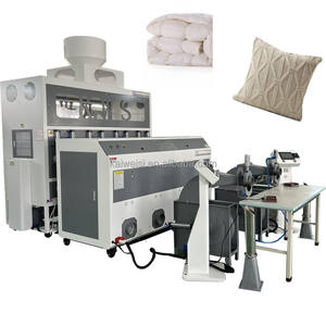 2 dispositivos de salida Boquilla de llenado almohadas bordadas cubierta y <span class=keywords><strong>cojines</strong></span> máquina de relleno con pluma de pato - Product Image 1