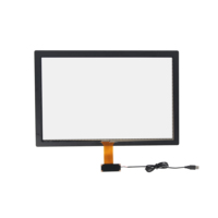 Pantalla Táctil Capacitiva de 14.1 Pulgadas con 10 Puntos de Contacto para Control del Hogar Inteligente, Panel HMI Industrial para Montaje en Panel de Automóvil