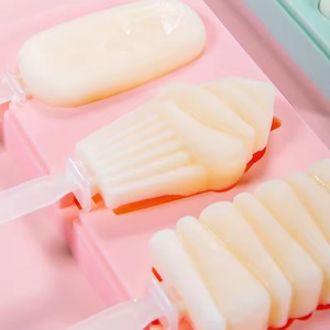 Diy Food Grade Bpa Free Ice Mold Tools Cartoon Ice Cube Pop Ball Maker Tray With Lid Silicone Popsicle Ice Cream Mold for Kids - Product Image 3