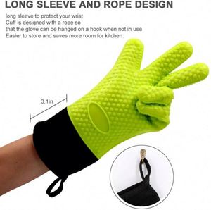 Gants de four en coton et silicone, résistants, pour la cuisine, personnalisables avec logo, style et couleur au choix - Product Image 4