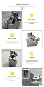 Machine automatique de pelage et de découpe de pommes de terre 500 kg/heure, pompe de nettoyage à sec pour taro, usage domestique, ferme, boulangerie, légumes, fruits, ail - Product Image 3