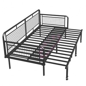 Struttura <span class=keywords><strong>letto</strong></span> telescopica in ferro saldato, semplice e versatile, stile nordico, per <span class=keywords><strong>letto</strong></span> singolo king size, <span class=keywords><strong>letto</strong></span> <span class=keywords><strong>divano</strong></span> <span class=keywords><strong>letto</strong></span>, <span class=keywords><strong>letto</strong></span> in metallo per casa e giorno - Product Image 2