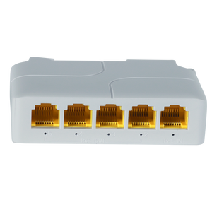 Precio de fábrica Rail <span class=keywords><strong>Gigabit</strong></span> 5 Port 100Mbps PoE Extender 1 en 4 OUT para PoE Switch NVR IP Camera - Product Image 2