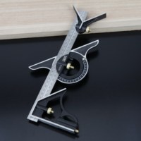 Règle d'angle multifonction horizontale en aluminium pour menuiserie, 90 degrés, pour le bricolage du bois, OEM Matthew