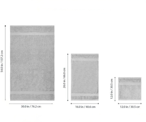 Juego de Toallas de Lujo al por Mayor, Teñidas con Hilo, Sin Torsión, 100% Algodón, Toalla Facial Suave para Hotel, Toalla de Baño Suave con Rayas Jacquard para Spa - Product Image 2