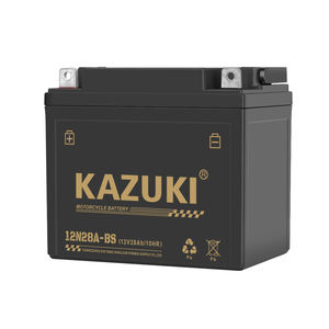 <span class=keywords><strong>KAZUKI</strong></span> prix d'usine vente en gros de haute qualité 12N28A batterie de démarrage de moto au plomb chargée à sec - Product Image 3
