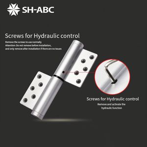 SH-ABC 도어 및 창문 힌지 6인치 아연 합금 유압 힌지 도어 하드웨어 액세서리 - Product Image 3