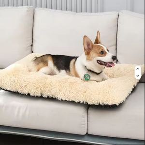 แผ่นรองนอนสัตว์เลี้ยง แผ่นรองนอนสุนัข ผ้าพลัฌ อุ่นสบายสำหรับฤดูหนาว เบาะนอนสัตว์เลี้ยง เตียงสุนัข ที่นอนแมว ผ้าคลุมสัตว์เลี้ยง รังสัตว์เลี้ยง - Product Image 2