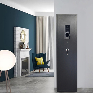 Coffre-fort à armes <span class=keywords><strong>ILOCK</strong></span> avec écran Wifi, empreinte digitale et double clé, pour 4-5 armes, extérieur/intérieur, biométrique, serrure électronique numérique, en acier 1,5 mm - Product Image 6