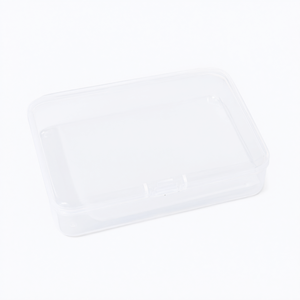 Caja de Almacenamiento de Cosméticos de Plástico Transparente Rectangular de 10.5x7.5x2.5cm, Mini Contenedor para Organización de Artículos del Hogar - Product Image 2