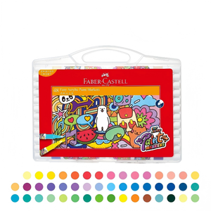 Marqueur pour étudiants <span class=keywords><strong>FABER</strong></span> <span class=keywords><strong>CASTELL</strong></span>, marqueur acrylique, 36 couleurs, 48 couleurs, art pour étudiants, couleur opaque, peinture empilable - Product Image 1
