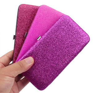 Boîte d'emballage magnétique sur mesure de couleur violette pour pinces à cils Teejay, emballage personnalisé pour pinces à cils. - Product Image 1
