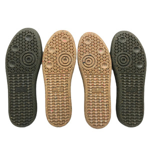 Suela de Goma Casual, Resistente al Desgaste y Antideslizante, Suela de Tela Retro para Zapatos de Hombre - Product Image 4