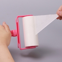 Rouleau collant réutilisable pour enlever les peluches, brosse, rouleau autocollant pour vêtements