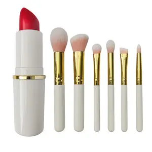 Reise Make-up Pinsel Make-up Pinsel Set Premium 6 Stück Kosmetik Pinsel Puder Rouge Kontur Augenbrauen Pinsel Lidschatten Make-up Bursh Set