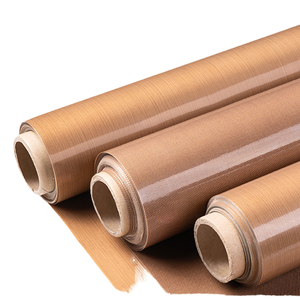 Toile <span class=keywords><strong>de</strong></span> <span class=keywords><strong>cuisson</strong></span> industrielle en PTFE enduit, 40x60cm, 0,13mm, résistante à la chaleur, antiadhésive, pour four, boulangerie et grillades - Product Image 5