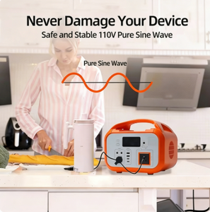 Estación de Energía Portátil de 600W/300W, Generador Solar Portátil Lifepo4, Batería de Almacenamiento de Energía de 110V - Product Image 3