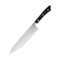 Sharp cinq pièces ensemble 3Cr13 acier inoxydable ABS poignée couteau de cuisine avec rivet emballé commodément pour un usage domestique