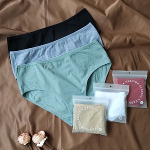 Culottes de bikini sexy pour femme, en coton et élasthanne, tissées, antibactériennes, sans couture, taille mi-haute, grande taille, vente en gros ODM - Product Image 2