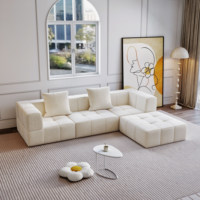 Juego de Sofás de Compresión China Master Furniture para Sala de Estar Muebles Empacados al Vacío Sofá Nube Comprimido Modular en Caja para el Hogar