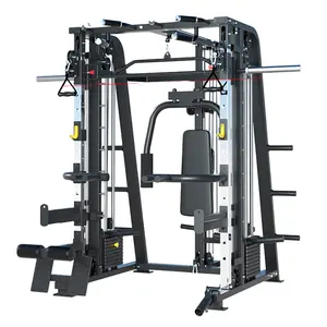 Smith ev çok fonksiyonlu büyük portal makinesi Unisex Fitness ekipmanları kapsamlı ticari eğitim seti kapsamlı