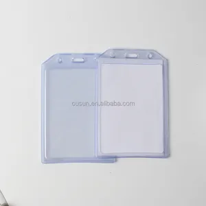 Factory Price Clear Plastic Holder For Credit Card ID Holders In Vertical Form