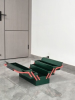Boîte à outils cantilever à 5 plateaux, robuste, pour le rangement de matériel, portable, pour mécaniciens, ateliers de construction