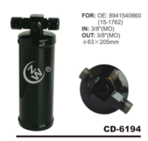 <span class=keywords><strong>ZW</strong></span> CD-6194 63*205mm Automobile système de climatisation récepteur plus sec filtre Automobile AC récepteur sèche-linge 8941540860 - Product Image 4