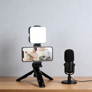 LED Fill Light For Live Streaming Mobile Phone Photography With Tripod Stand External Lighting AY 49 - Product Image 3
