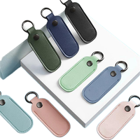 Estuche de Cuero Ecológico Personalizado de Fábrica para Memoria USB, Funda Protectora, Bolsa de Transporte, Llavero, Bolsa de Almacenamiento