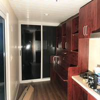 Conteneur pliable respirant à excellente capacité d'expansion, en panneaux sandwich d'acier préfabriqués, pour hôtel mobile, 20ft 40ft, fabriqué en Chine