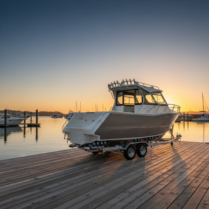 Bateau de pêche en aluminium soudé <span class=keywords><strong>Gospel</strong></span> 25 pieds 7,5 m, hors-bord, rivière, haute vitesse, croisière en haute mer, yachts de luxe, sport avec cabine - Product Image 3