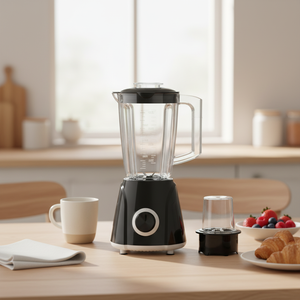 Mixeur Électrique Portable, Blender, Mixeur à Smoothie, <span class=keywords><strong>Robot</strong></span> <span class=keywords><strong>Culinaire</strong></span>, Capacité 1,5 L, 4 Lames, Utilisation en Hôtel et en Extérieur - Product Image 2