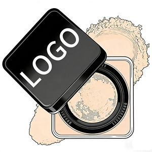 Crème correctrice minérale multicouche transparente anti-brillance, effet maquillage naturel. Compact de maquillage style application épaisse. - Product Image 4