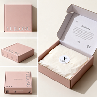 Emballage personnalisé pour produits cosmétiques, boîte d'expédition postale en carton ondulé avec logo
