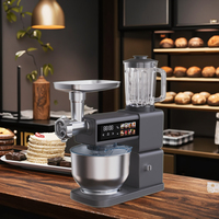 Puissant robuste 5L 7L 10L maison support de cuisson bol mélangeur commercial 3-en-1 mélangeurs de nourriture