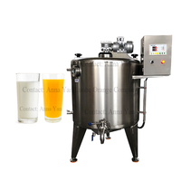 Machine de pasteurisation du lait de haute qualité 100L/150/200L/300L/stérilisateur commercial pour lait de vache et de chèvre pur