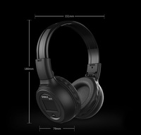Casque Stéréo Sans Fil ZEALOT B570 le Plus Vendu avec Écran LCD, Entrée Auxiliaire, LED RGB, Design en Plastique, Batterie 1800mAh