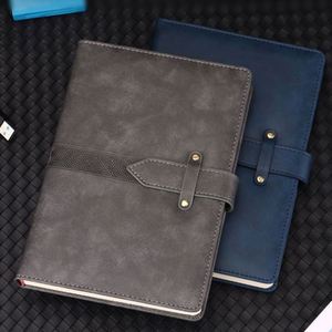 2025 Newly Factory Price Bulk Red Grey Printed Gift Stationery School PU Leather A5 Notebook Custom Logo Wholesale - Product Image 3