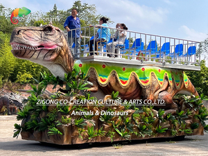 Parc à thème de dinosaures simulation de voiture de dinosaure bus touristique de dinosaure installations de divertissement de Jurassic Park - Product Image 4