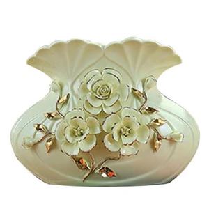 Vaso in <span class=keywords><strong>Ceramica</strong></span> di Lusso e alla Moda 29X23CM, Oggetto Decorativo di <span class=keywords><strong>Grandi</strong></span> <span class=keywords><strong>Dimensioni</strong></span> per Soggiorno, Vaso di Alta Gamma con Design Creativo - Product Image 3
