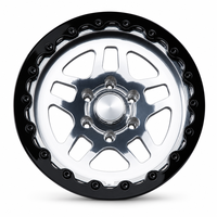 Jantes forgées Beadlock sur mesure, 2 pièces, 5 branches, en alliage d'aluminium, pour performances de drag racing à haute vitesse