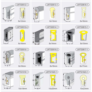 Gran oferta, tubo de silicona de extrusión flexible, 5*11mm, tira de luz Led Flexible de neón, lámpara Led de neón ultrafina - Product Image 4